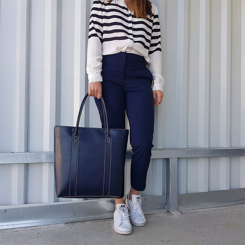 Sac cabas en cuir