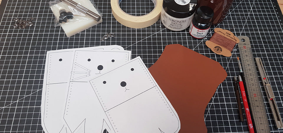 Bear card holder