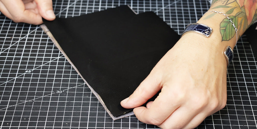DIY leather pencil case