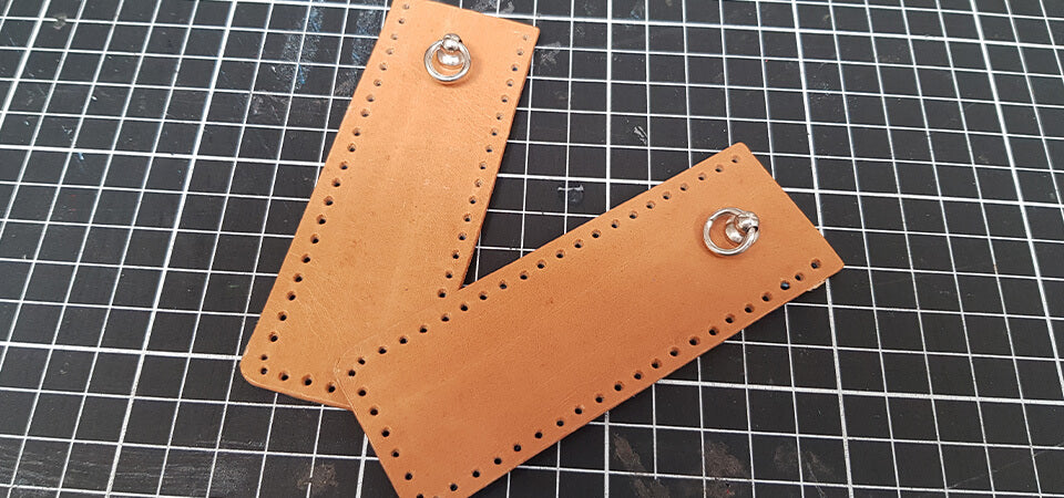 Lederhandtasche