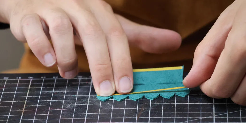 apply double-sided tape