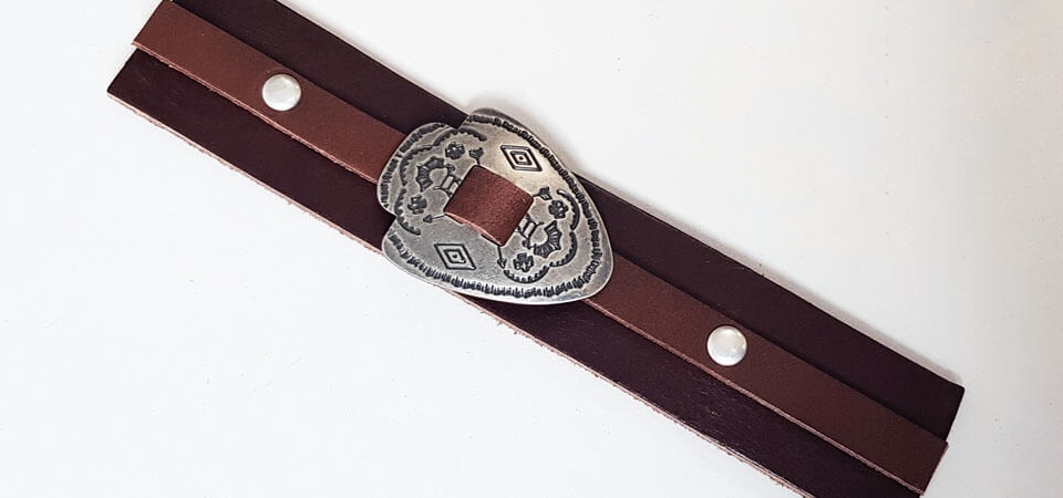 concho and leather