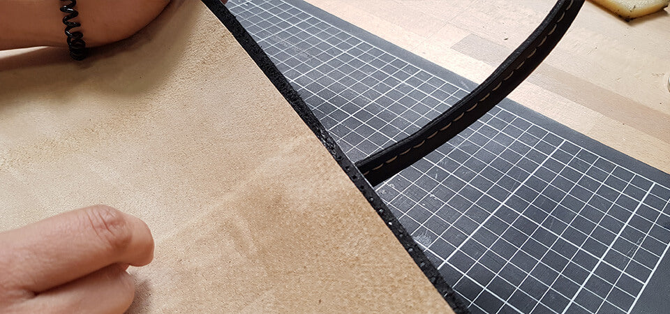 glue the lining