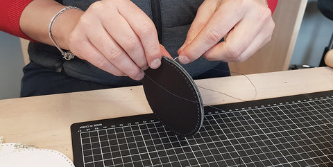 DIY sous verres en cuir