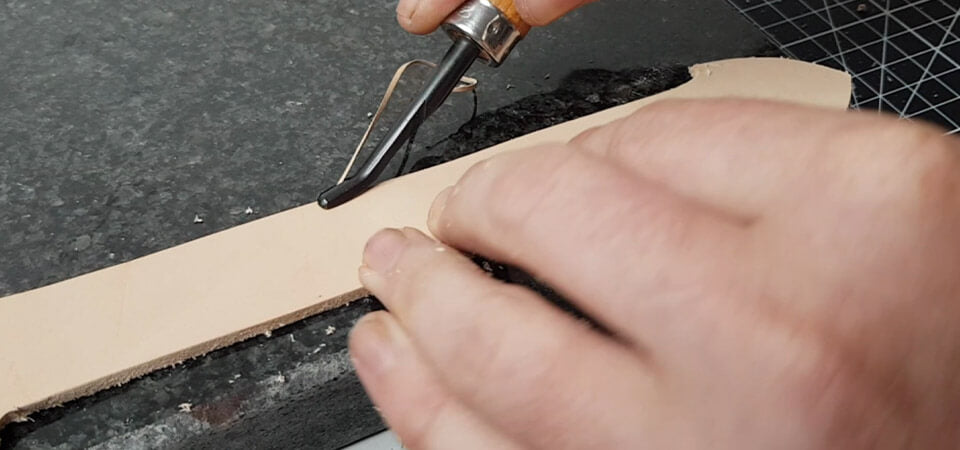 étui couteau cuir