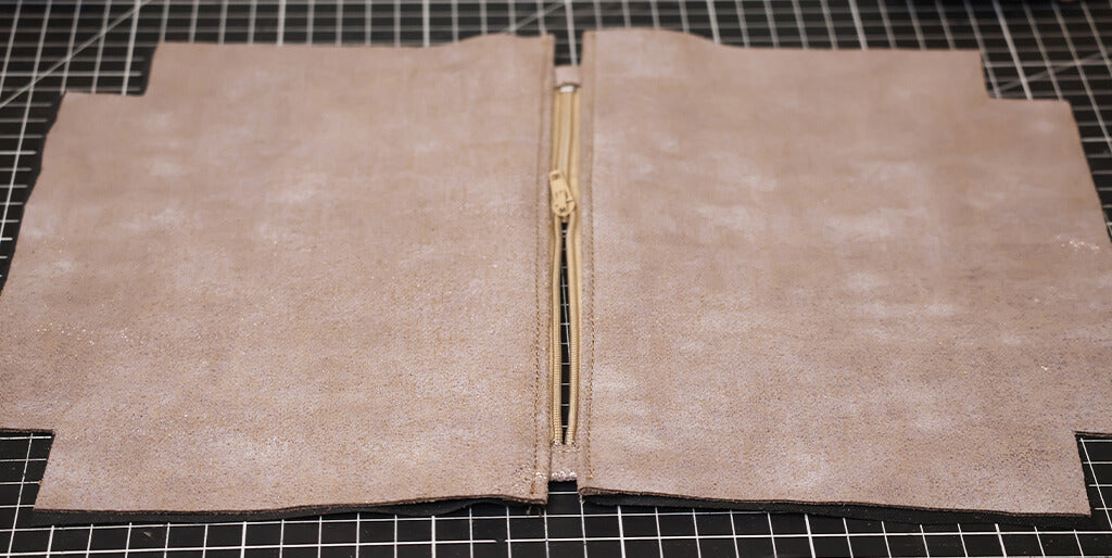 DIY leather pencil case