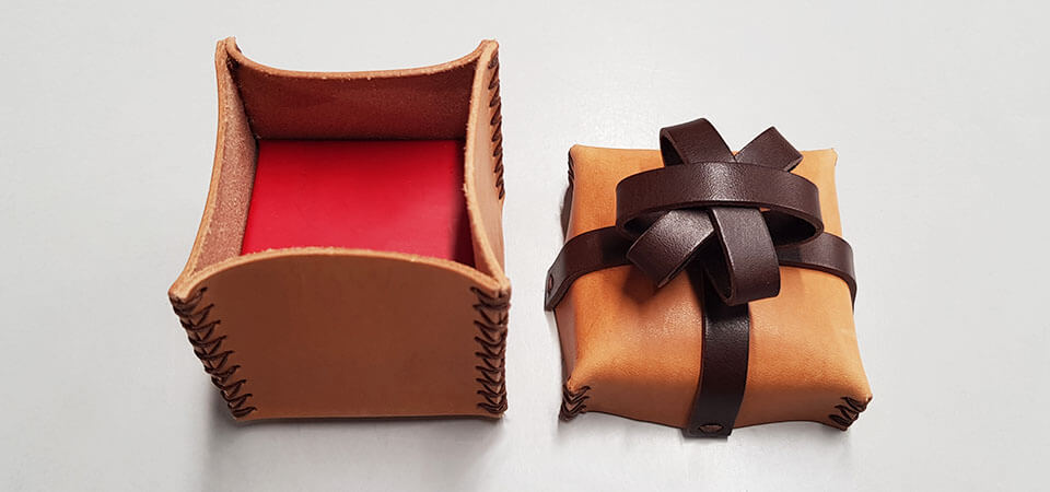 petit cadeau en cuir