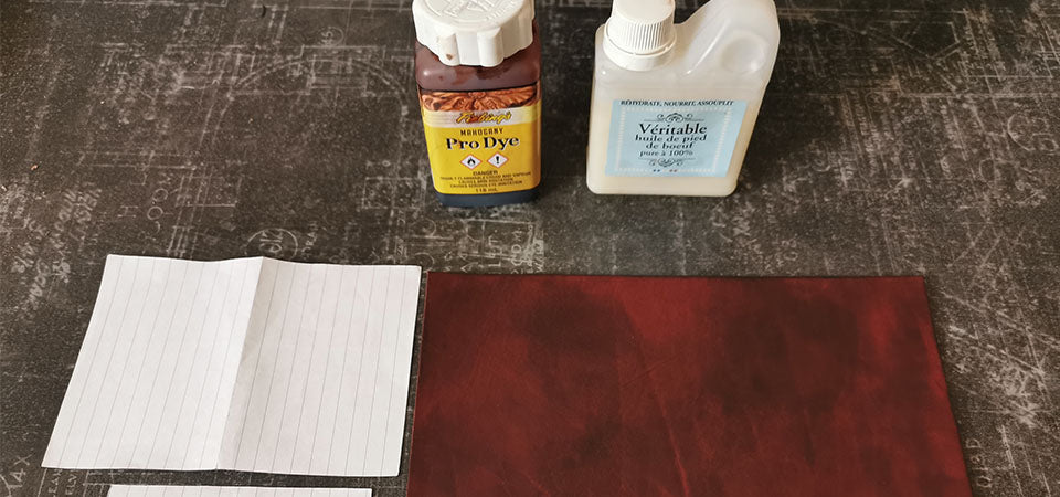 Portatarjetas de cuero DIY