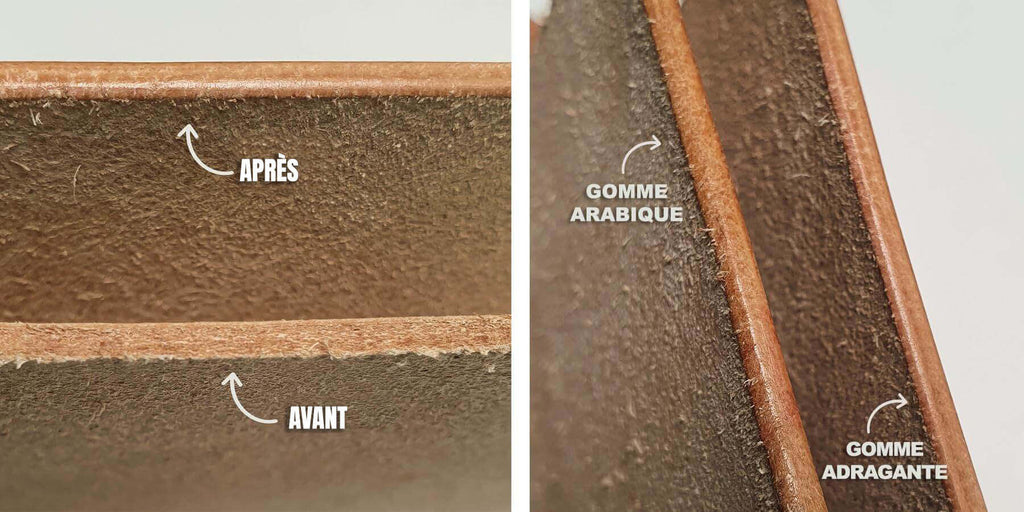 gomme de finition