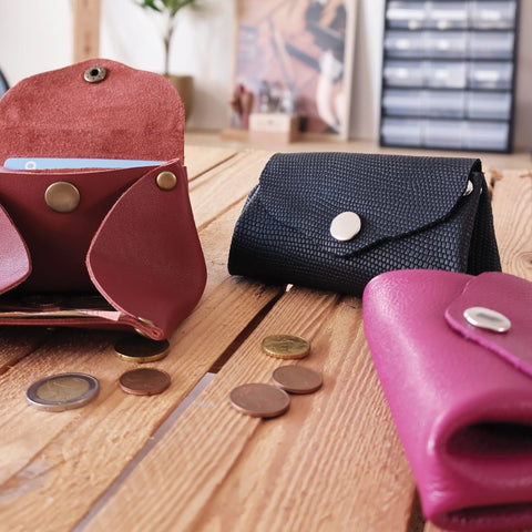 DIY porte monnaie en cuir
