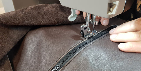 trousse toilette cuir DIY