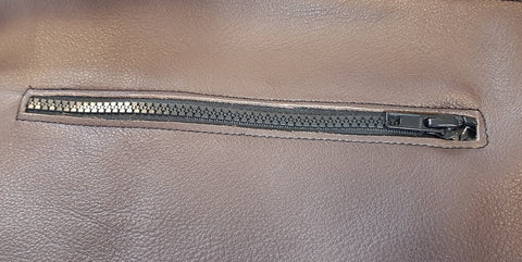 trousse toilette cuir DIY