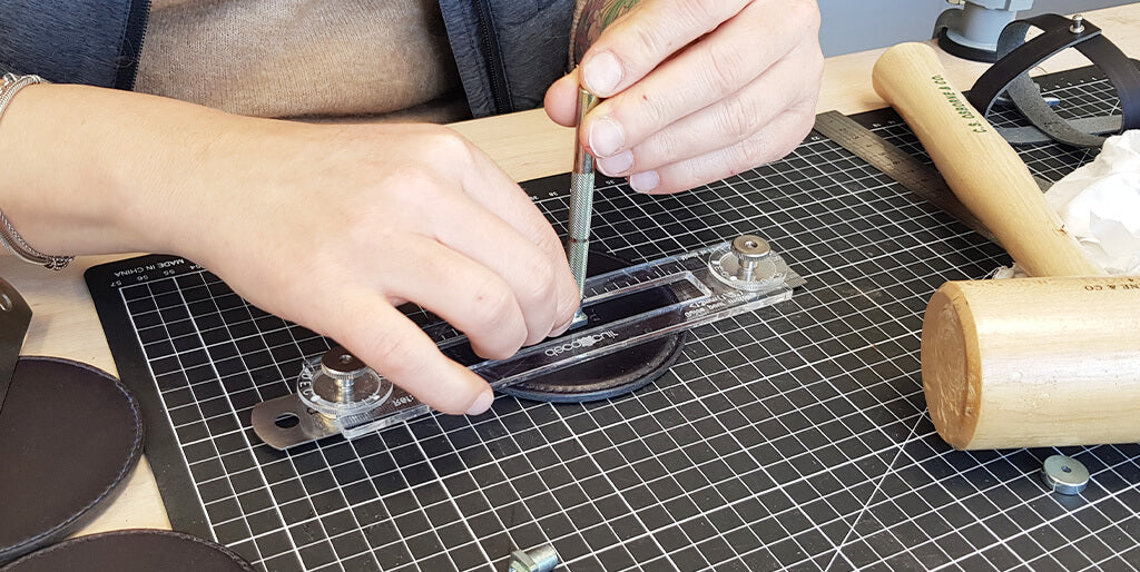 DIY dessous de verres en cuir