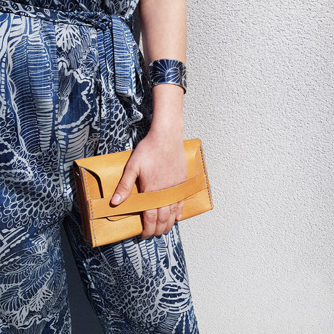 Lederhandtasche