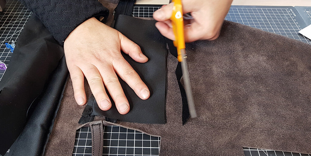 trousse toilette cuir DIY