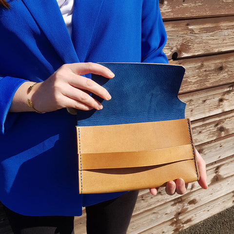 Lederhandtasche