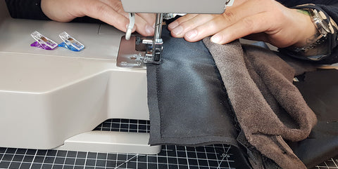 trousse toilette cuir DIY