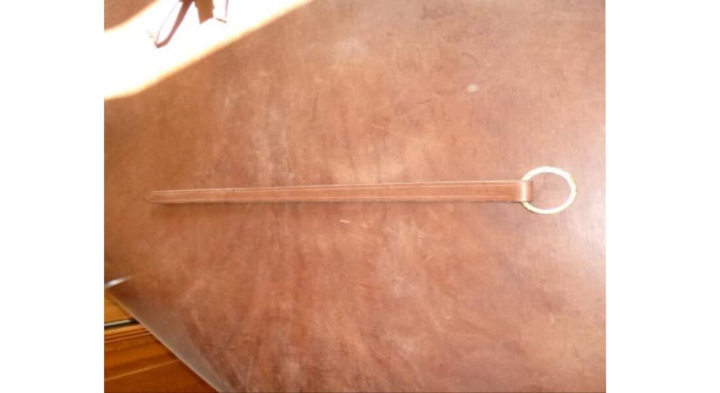 tuto licol en cuir