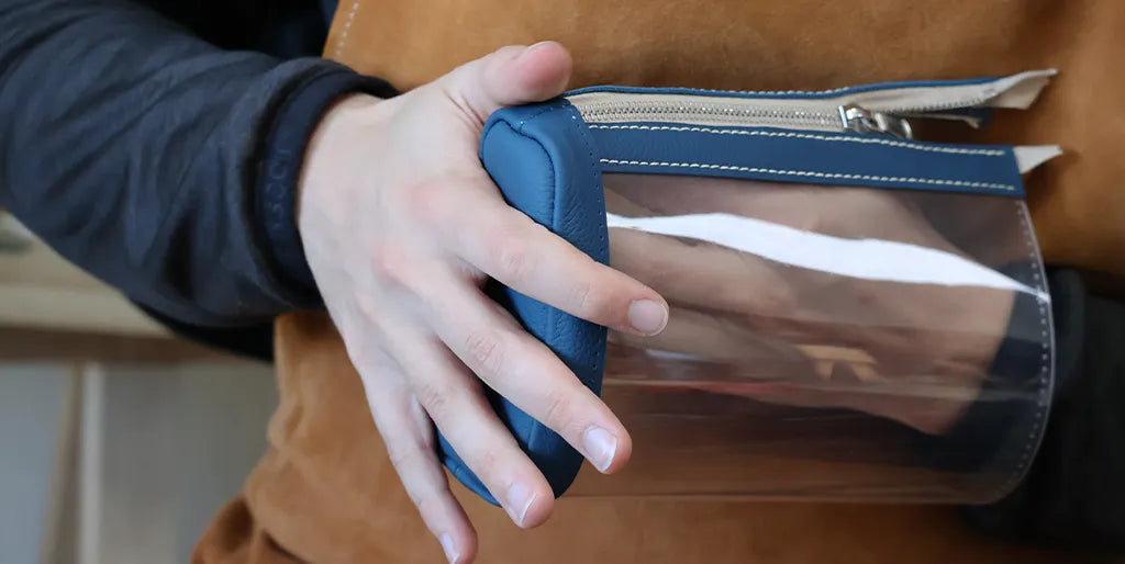 DIY trousse PVC et cuir