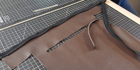 trousse toilette cuir DIY