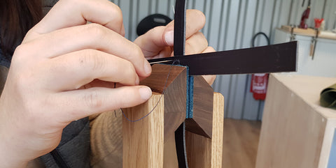 DIY sous-verres en cuir