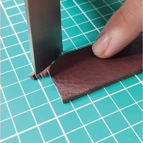 guide coupe du cuir arrondi