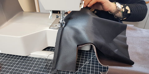 trousse toilette cuir DIY