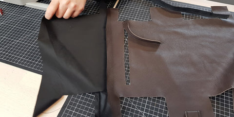 trousse toilette cuir DIY