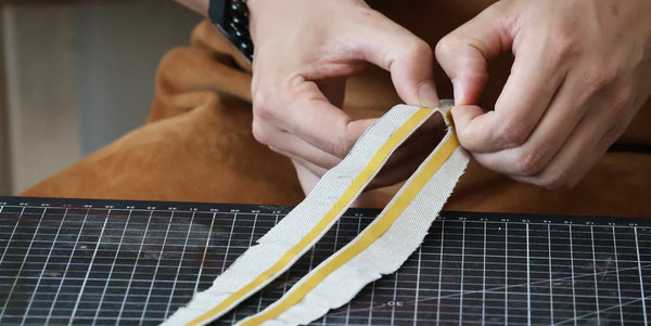 Coller la fermeture à glissière