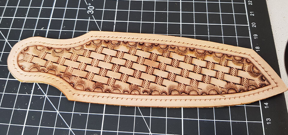étui couteau cuir