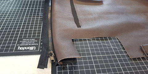 trousse toilette cuir DIY