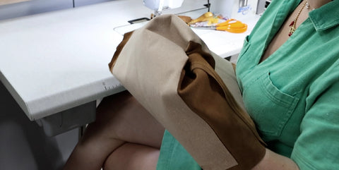 Coudre les côtés du sac