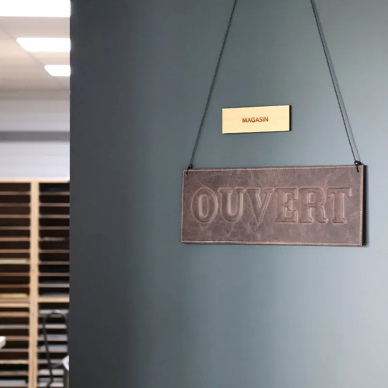 Pancarte magasin ouvert / fermé