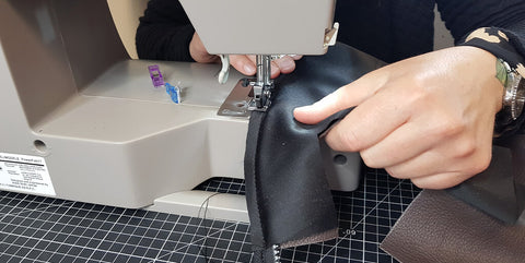 trousse toilette cuir DIY