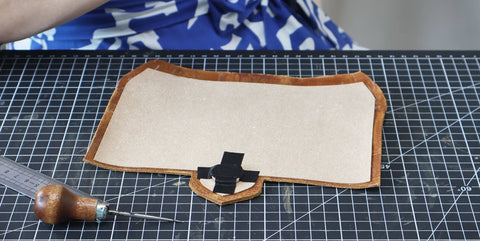 rabat sac à main en cuir
