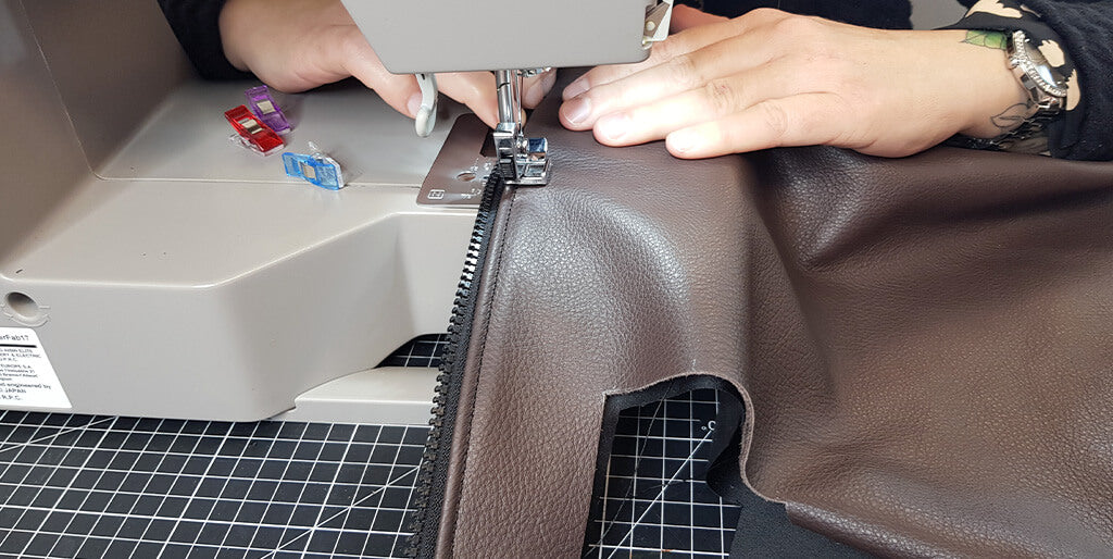 trousse toilette cuir DIY