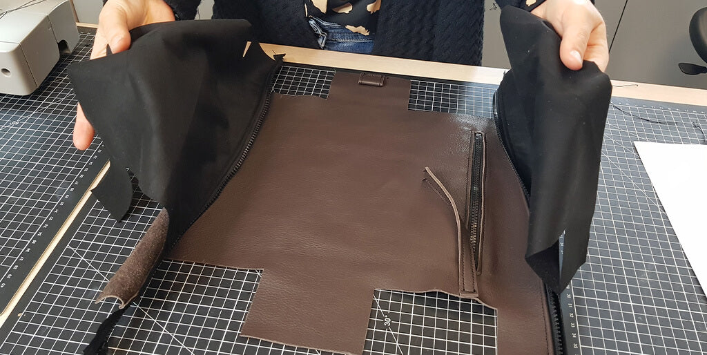 Trousse toilette cuir DIY