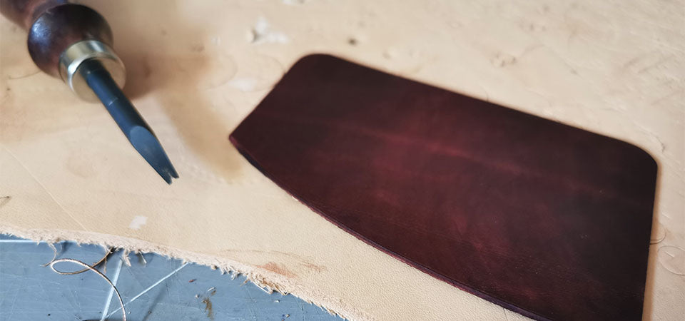 Portatarjetas de cuero DIY