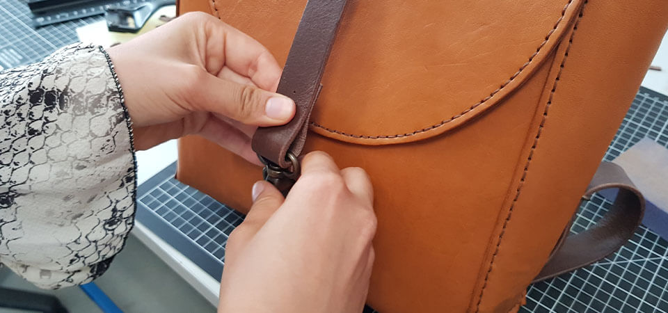 Lederrucksack
