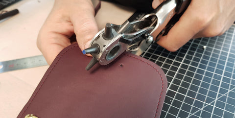 DIY pochette cuir