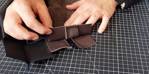 Trousse toilette cuir DIY