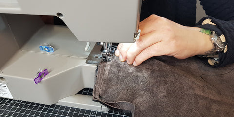 Trousse toilette cuir DIY