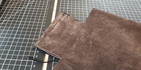 Trousse toilette cuir DIY