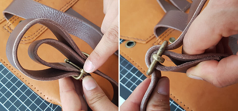 Lederrucksack