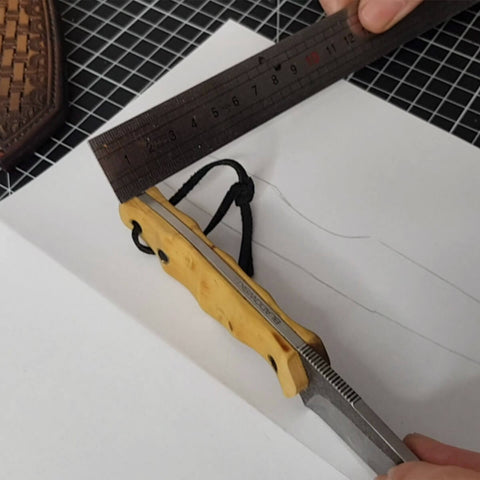Mesurer le couteau