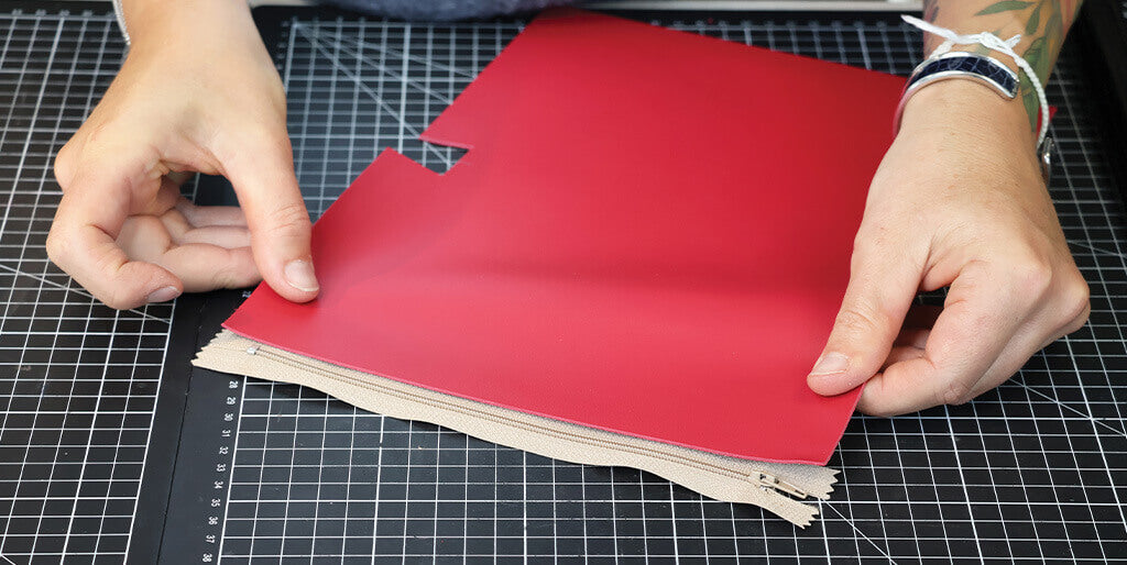 DIY leather pencil case