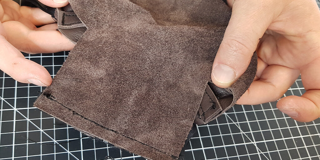 Trousse toilette cuir DIY