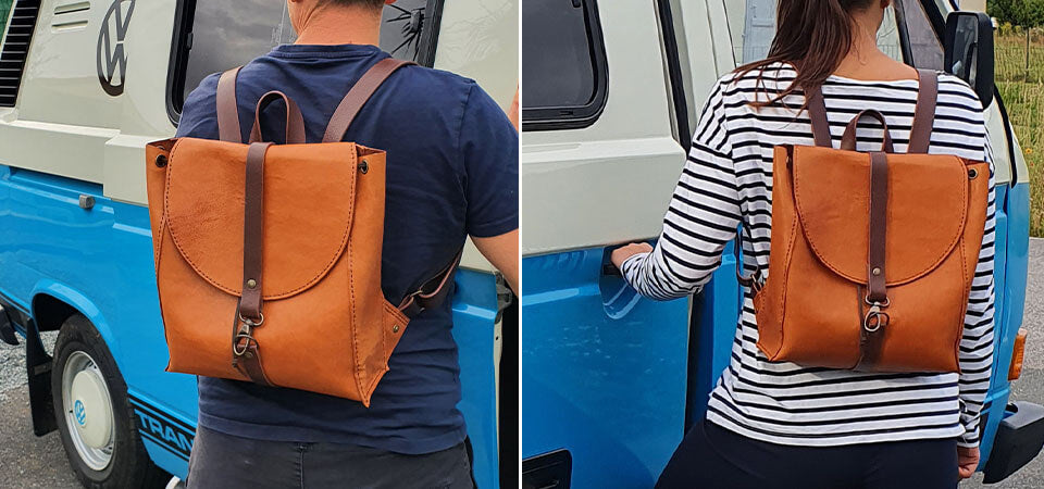 Lederrucksack