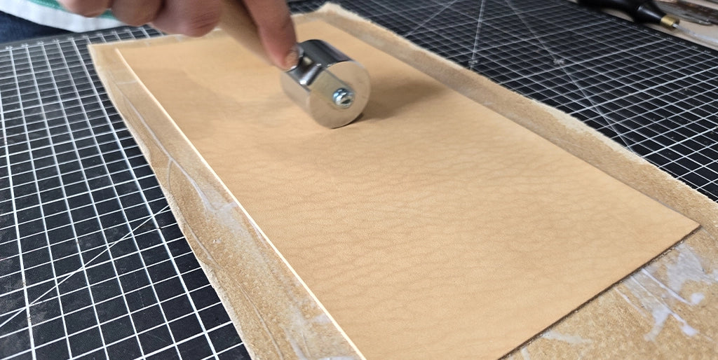 Doubler le cuir avec du porc velours