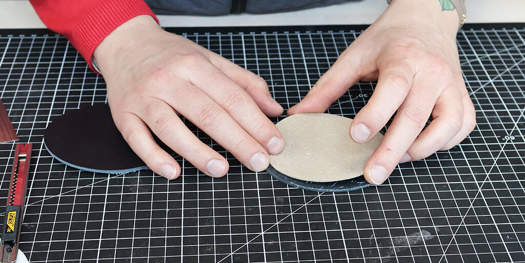 DIY sous verres cuir